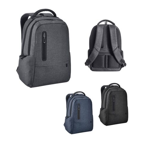 BOSTON. Mochila para portátil de 17&quot; de nylon impermeable de 2Tone Negro | sin montaje de publicidad