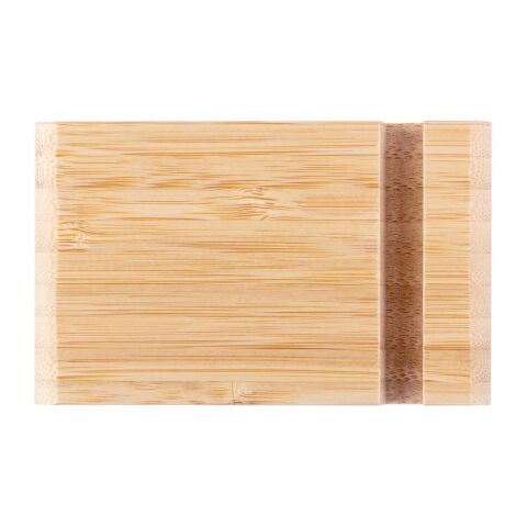 HABER. Soporte para móvil de bambú Beige | sin montaje de publicidad