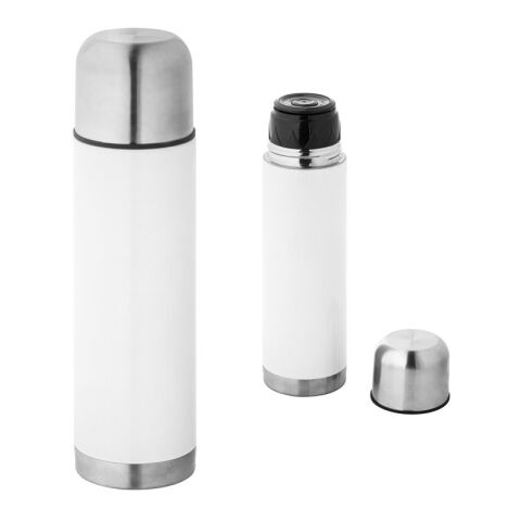 HENDERSON. Botella termo aislada al vacío de 500 mL Blanco | sin montaje de publicidad