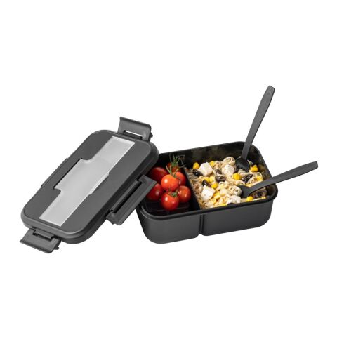 PYRUS. Fiambrer. Caja hermética de PP de 1000 mL Negro | sin montaje de publicidad