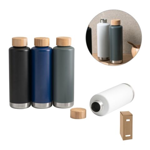 NORRE BOTTLE. Botella de acero inoxidable 640 mL Negro | sin montaje de publicidad