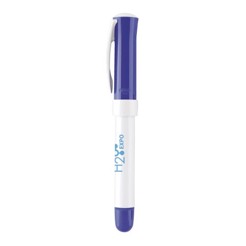 BIC® XS Finestyle Blanco-azul marino | tinta azul | Impresión De Pantalla 1 color | Cuerpo-Centrado al Clip | 25.00 mm x 35.00 mm