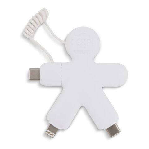 2064 | Xoopar Buddy Eco GRS Charging Cable Blanco | sin montaje de publicidad | no disponible | no disponible | no disponible