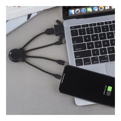 2087 | Xoopar Octopus Charging cable negro | sin montaje de publicidad | no disponible | no disponible | no disponible
