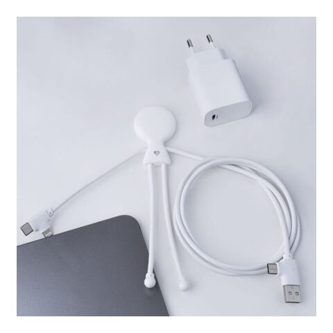 2089 | Xoopar Mr. Bio Long Power Delivery Cable with data transfer Arco iris | sin montaje de publicidad | no disponible | no disponible | no disponible