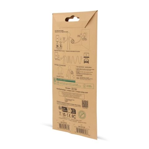 2089 | Xoopar Mr. Bio Long Power Delivery Cable with data transfer Negro | sin montaje de publicidad | no disponible | no disponible | no disponible