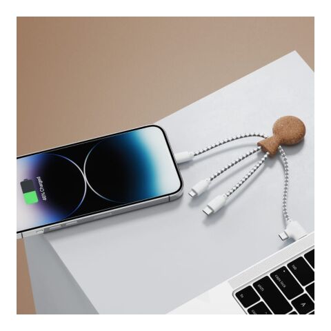 Xoopar Mr. Bio Cork Charging Cable Natural | sin montaje de publicidad | no disponible | no disponible | no disponible
