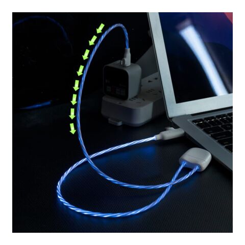 Xoopar GRS lighting ICE-C cable Azul / Blanco | sin montaje de publicidad | no disponible | no disponible | no disponible