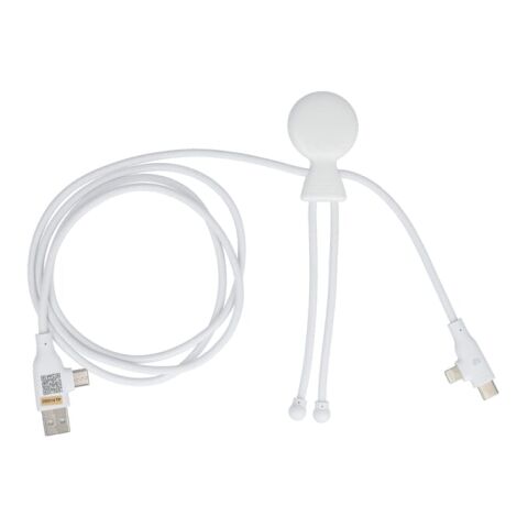 Xoopar Mr. Bio Cable de Carga Múltiple PD Largo 60W 1,2 Metros Blanco | sin montaje de publicidad | no disponible | no disponible