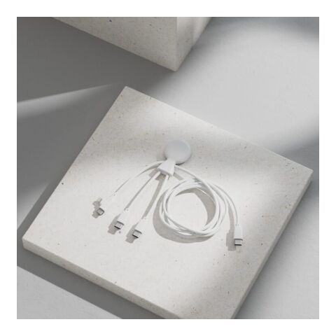 Xoopar Mr. Bio Cable múltiple largo USB-C de 1 metro Blanco | sin montaje de publicidad | no disponible | no disponible