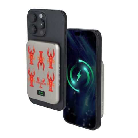 Xoopar Smile Wireless Mirror Powerbank Compatible con MagSafe 5000mAh gris claro | sin montaje de publicidad | no disponible | no disponible