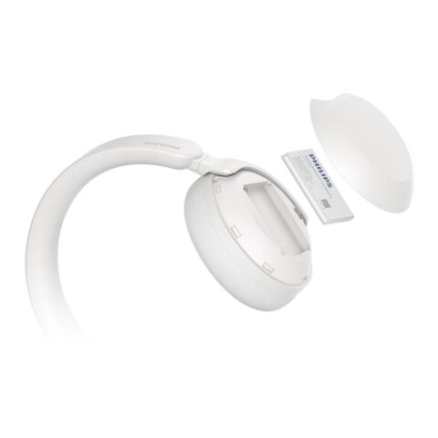 Auriculares Philips TAH8000E con cancelación activa de ruido (ANC) Blanco | Transferencia digital | bolsillo | 55 mm x 50 mm