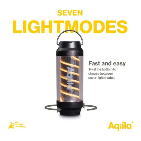 Linterna y luz de camping Aqiila Lightbird G1 Negro