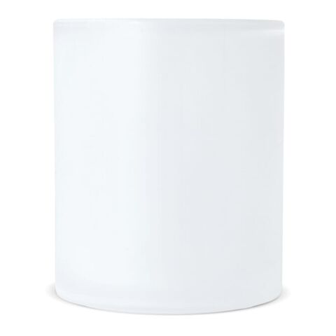 Taza de cristal esmerilado subli Mallorca 335ml Transparente