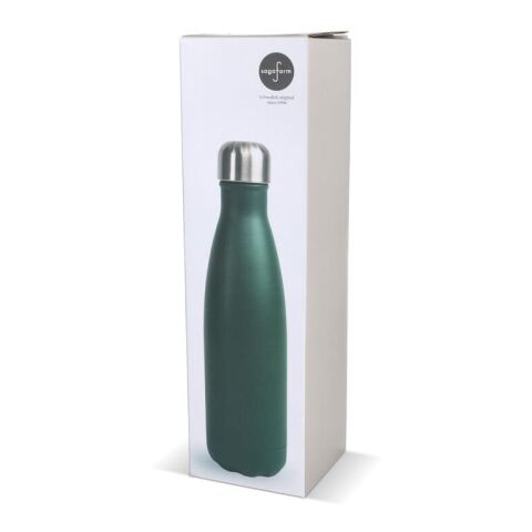 Sagaform Nils Botella de acero con revestimiento de polvo 500ml Verde oscuro | sin montaje de publicidad | no disponible | no disponible | no disponible