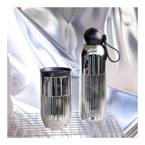 Sagaform Tekla botella de acero cromado (reciclado) 500 ml Cromado | sin montaje de publicidad | no disponible | no disponible