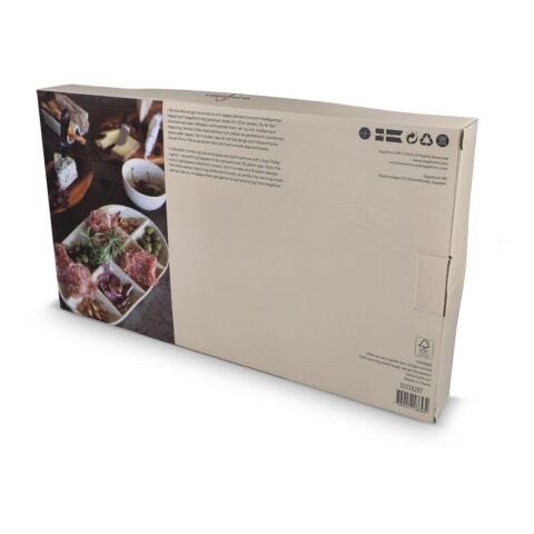 Plato cerámico Sagaform Ditte 36 x 20 cm Beige