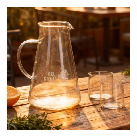 Jarra InSideOut Elin con 2 vasos Transparente | sin montaje de publicidad | no disponible | no disponible