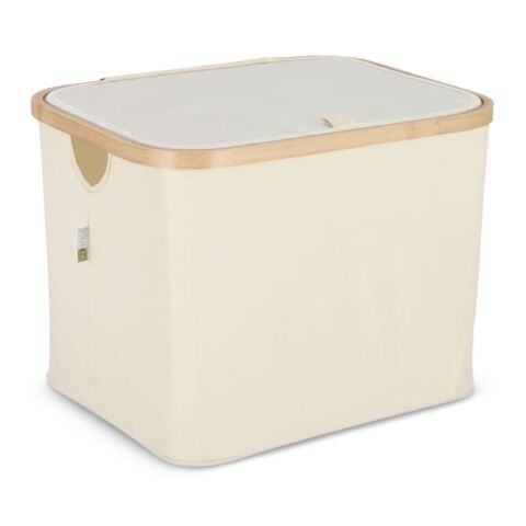 Cesta plegable InSideOut con tapa Sogne 40,5 x 33 x 30cm Ecru | sin montaje de publicidad | no disponible | no disponible