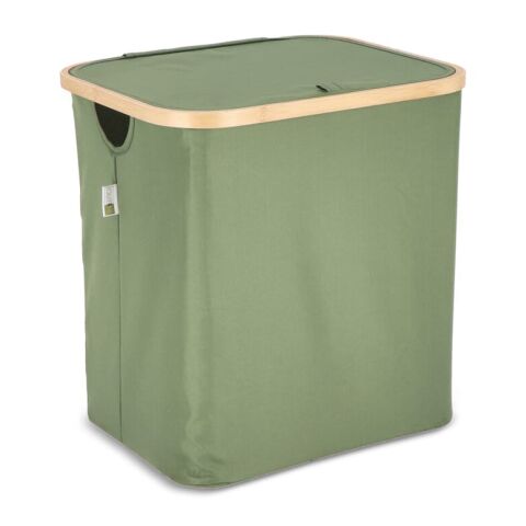 Cesta plegable InSideOut con tapa Sogne 40,5 x 33 x 42cm Verde oliva | sin montaje de publicidad | no disponible | no disponible