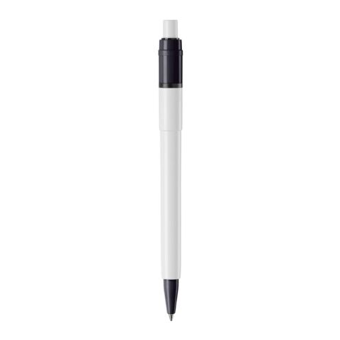 Bolígrafo Baron Colour opaco Blanco-Negro