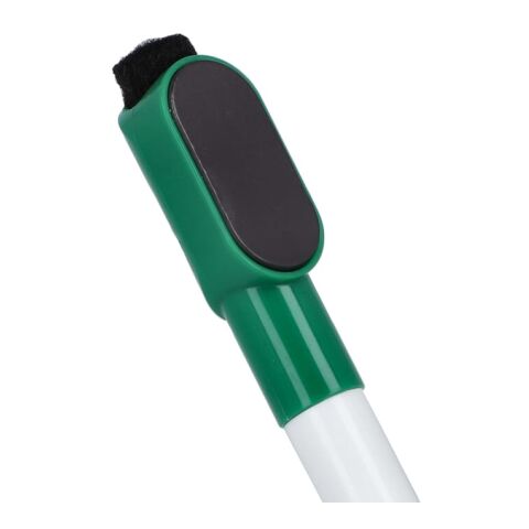 Rotulador para pizarra blanca con imán y limpiador Verde | sin montaje de publicidad | no disponible | no disponible