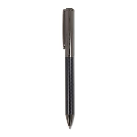Set de bolígrafo y roller de metal en estuche de regalo gris metálico oscuro-gris metálico oscuro