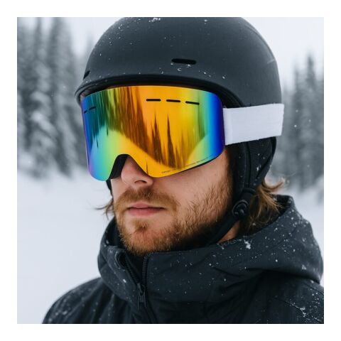Gafas de esquí para uso recreativo - Categoría 3, certificación EN 174 Blanco