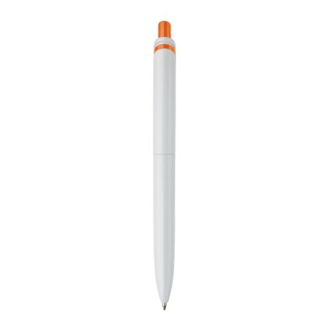 Bolígrafo Click Shadow Hecho en Alemania Blanco-Naranja