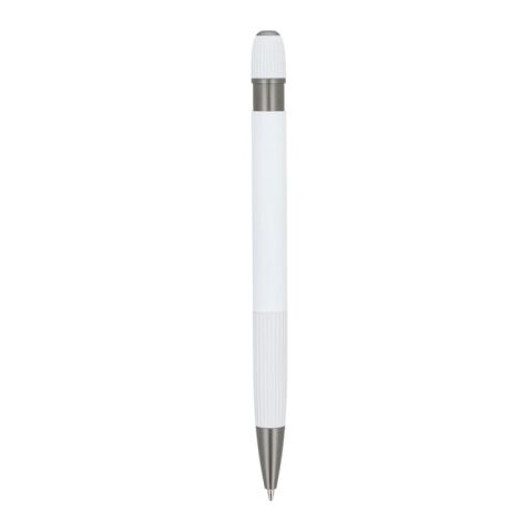 Bolígrafo de aluminio Toulouse Softtouch Blanco | sin montaje de publicidad | no disponible | no disponible