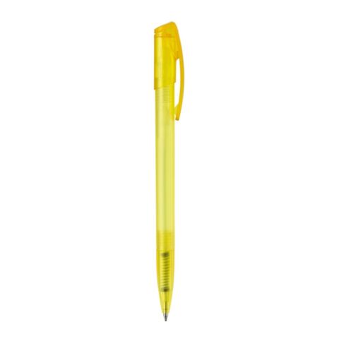 Bolígrafo Deniro Frosty Amarillo | Tampografía 1 color | on the clip | 30 mm x 7 mm | no disponible