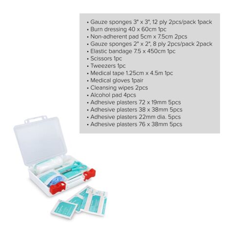 Botiquín de primeros auxilios 37 piezas Sierra Blanco | sin montaje de publicidad | no disponible | no disponible