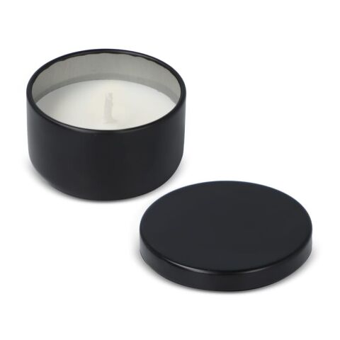 Vela vegetal sin aroma Asana en lata reciclada Negro | sin montaje de publicidad | no disponible | no disponible