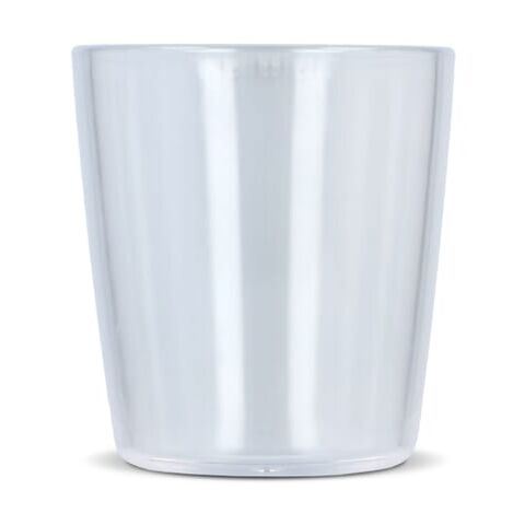 Vaso de chupito para festivales con cordón Blanco-Blanco