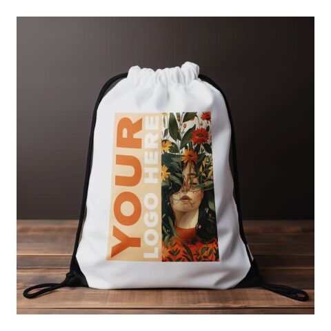 Bolsa con cordón 210T RPET Arco iris | sin montaje de publicidad | no disponible | no disponible | no disponible