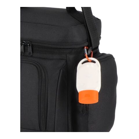 Loción solar con mosquetón SPF30 material reciclado Naranja | sin montaje de publicidad | no disponible | no disponible