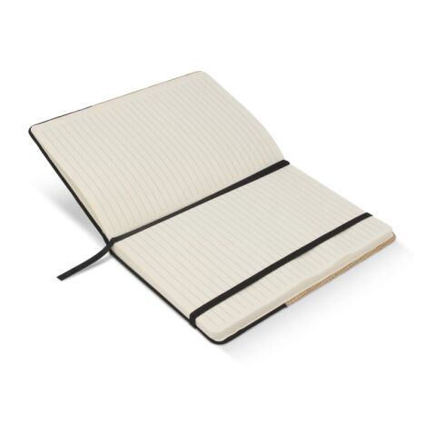 Cuaderno de yute R-PET GRS Negro | sin montaje de publicidad | no disponible | no disponible | no disponible