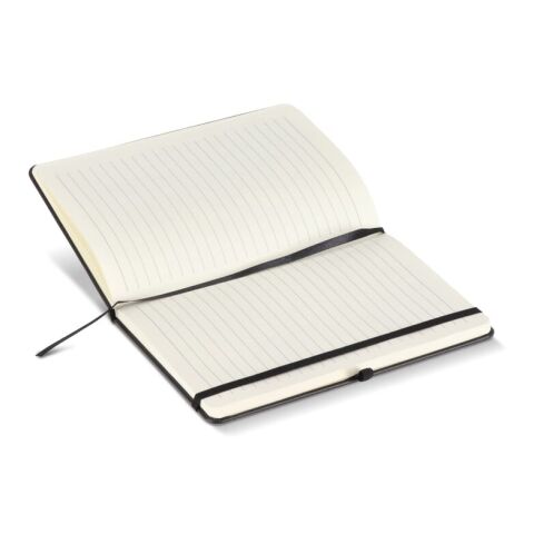 Cuaderno Iroko tapa dura láser A5 negro | sin montaje de publicidad | no disponible | no disponible