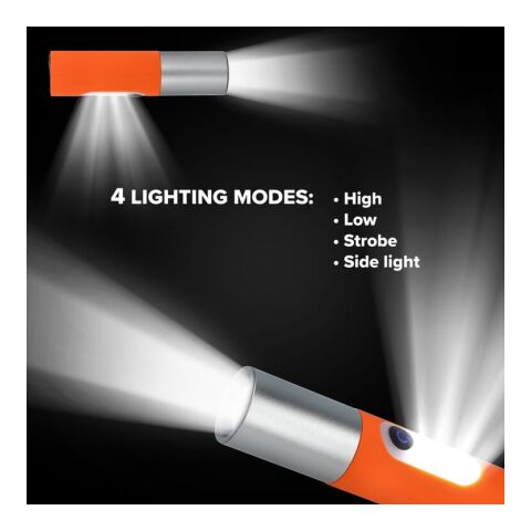 Linterna LED recargable de 10 W con función Zoom 300 lm Blanco | sin montaje de publicidad | no disponible | no disponible