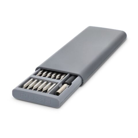 Juego de destornilladores de precisión 24 en 1 con organizador Gris