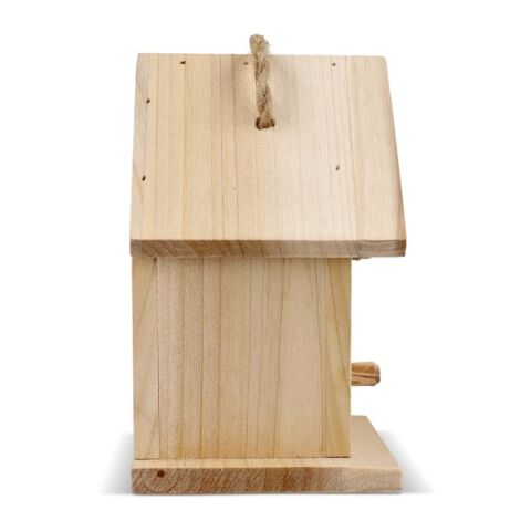 Pequeña casita para pájaros fabricada con madera FSC Natural | sin montaje de publicidad | no disponible | no disponible
