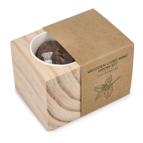 Juego de maceteros de madera FSC – Menta Natural | sin montaje de publicidad | no disponible | no disponible