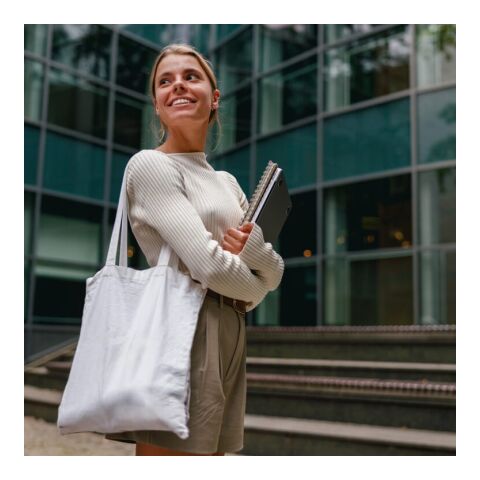 Bandolera de algodón OEKO-TEX® 140g/m² 38x42cm Blanco | sin montaje de publicidad | no disponible | no disponible | no disponible