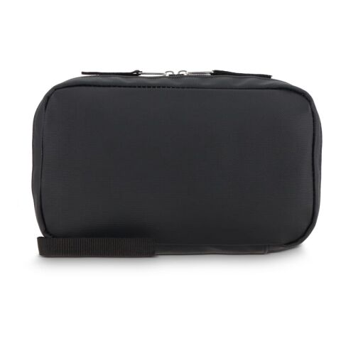 Bolsa organizadora Napa 210D recubierta de rPET PU 22 x 13 x 4 cm Negro intenso | sin montaje de publicidad | no disponible | no disponible