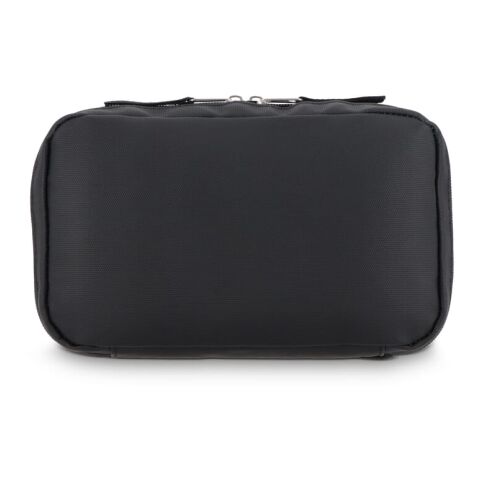 Bolsa organizadora Napa 210D recubierta de rPET PU 22 x 13 x 4 cm Negro