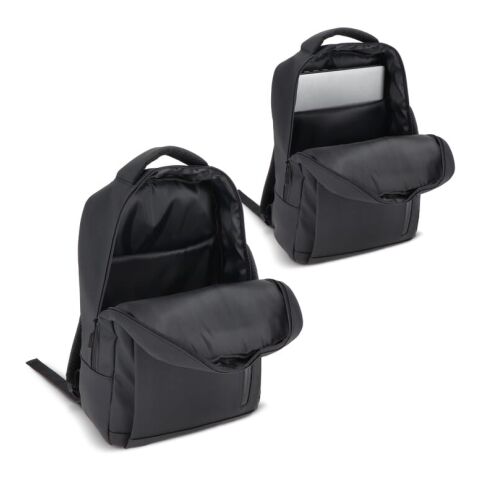 Mochila para portátil PU Osaka 30 x 14 x 42 cm 15 l negro | sin montaje de publicidad | no disponible | no disponible