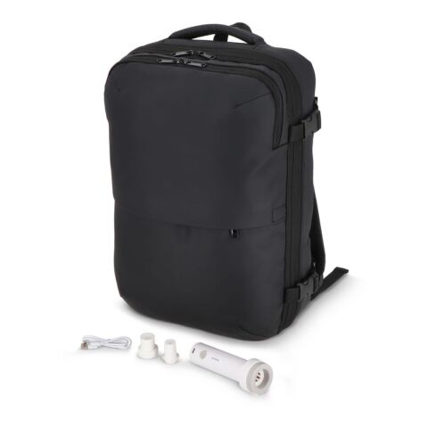 Mochila Dalston con revestimiento de PU Mochila al vacío 30 x 15 x 45 cm 20 l Negro