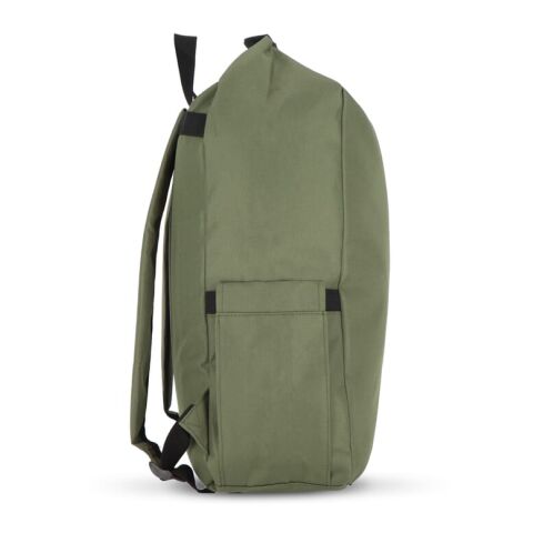 R-PET 600D Mochila con hebilla enrollable 20L Verde oliva | sin montaje de publicidad | no disponible | no disponible
