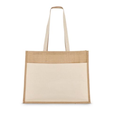 Bolsa de yute OEKO-TEX® 45 x 12 x 35 cm 320 g/m². Ecru | sin montaje de publicidad | no disponible | no disponible