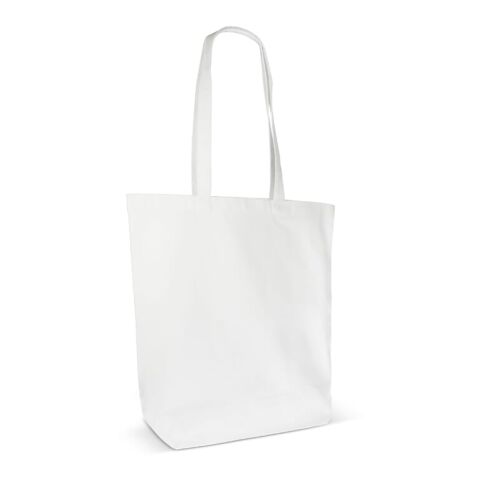 Bolsa algodón orgánico color largo 270g/m² 42x12x43 cm Blanco | sin montaje de publicidad | no disponible | no disponible